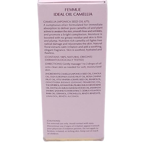 Femmue Ideal Camellia Facial Oil - Picture 5 of 7